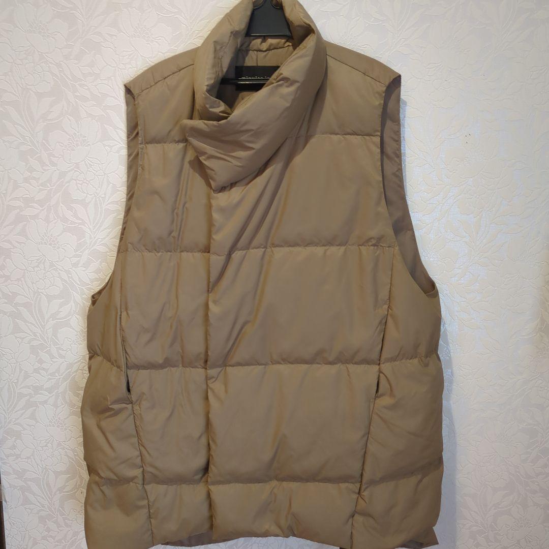 ★新品タグ付★★ミズイロインド ベージュ ダウンベスト ♥大人気品♥4万弱