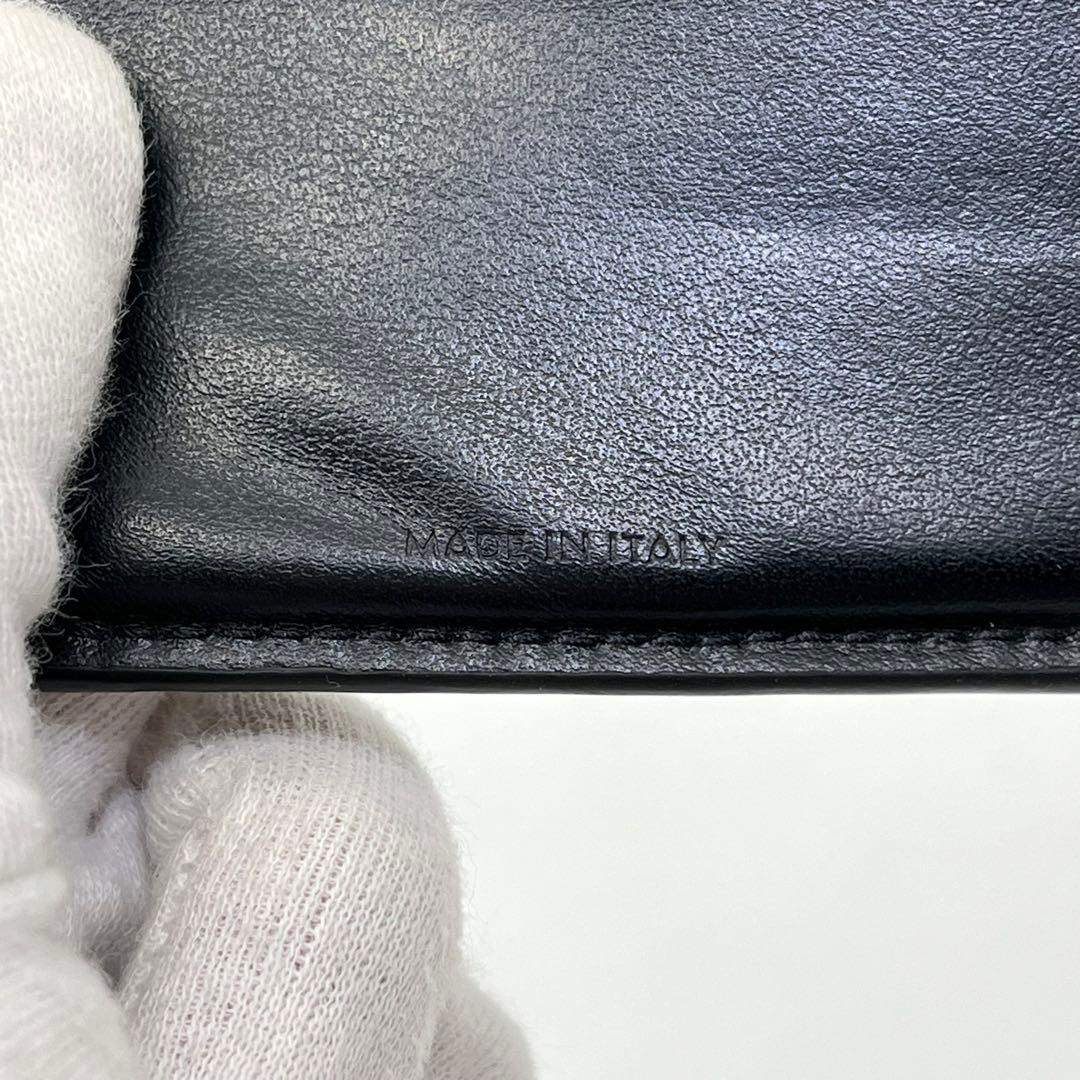 【現行品】CELINE 二つ折り財布 バイフォールドウォレット トリオンフ 黒