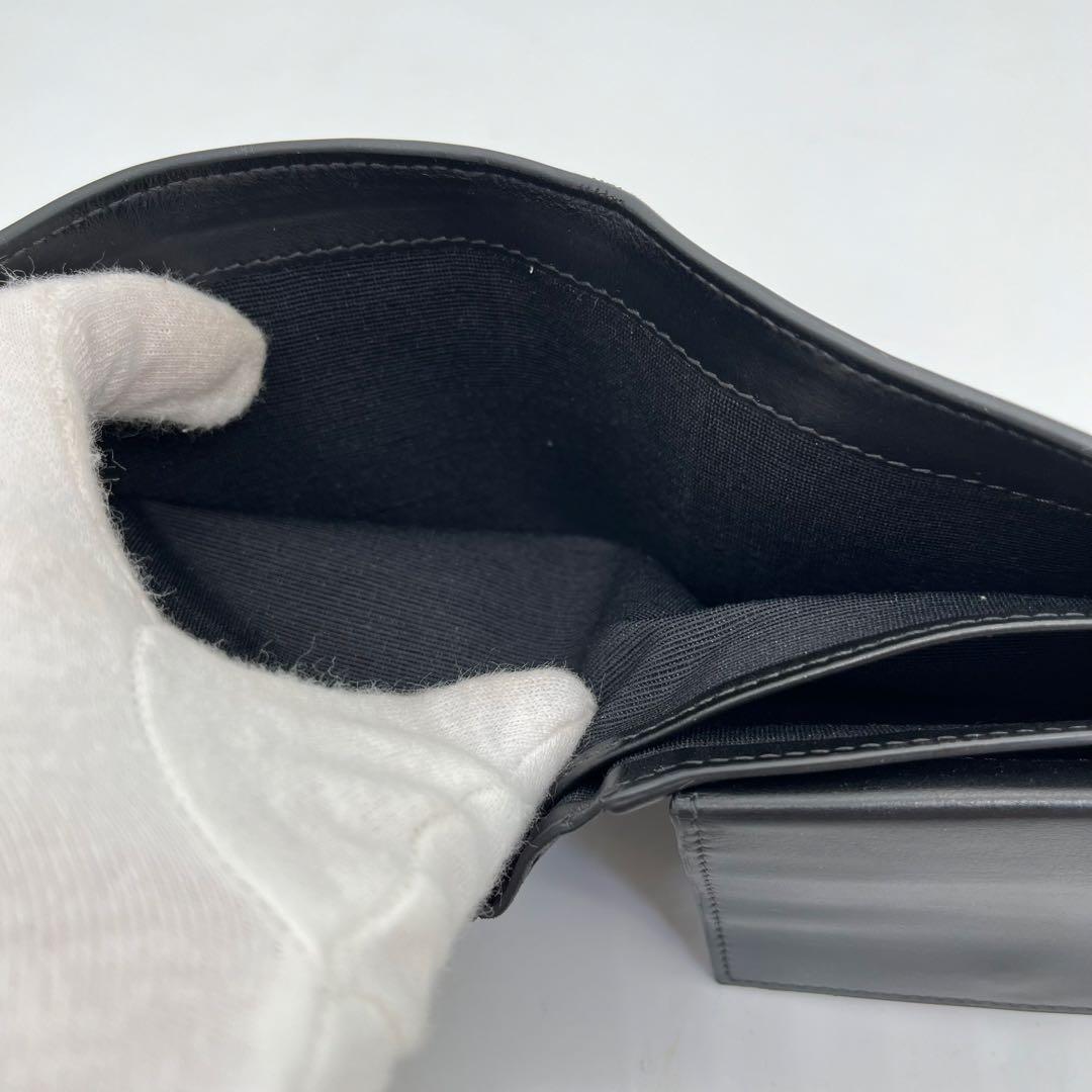 【現行品】CELINE 二つ折り財布 バイフォールドウォレット トリオンフ 黒