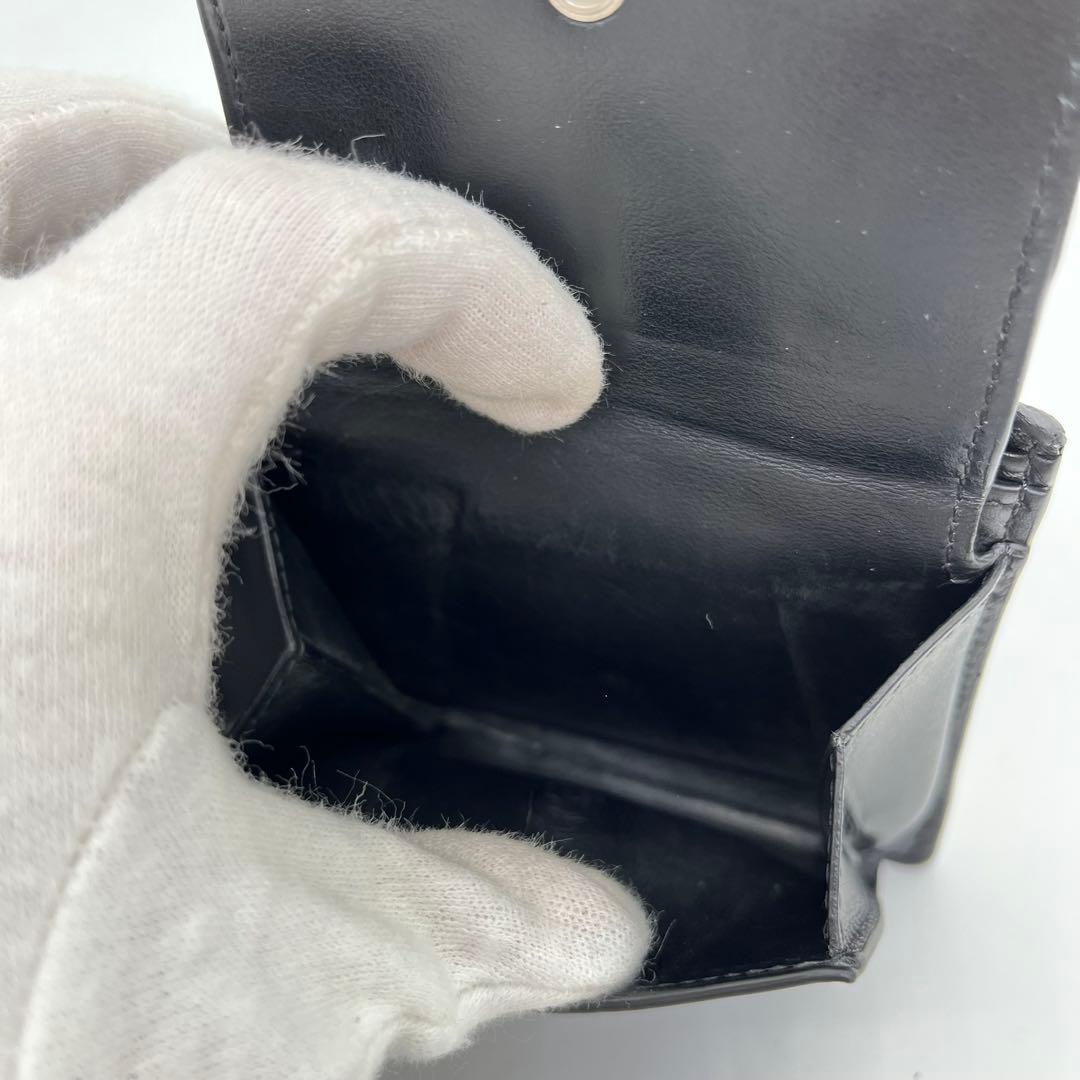 【現行品】CELINE 二つ折り財布 バイフォールドウォレット トリオンフ 黒
