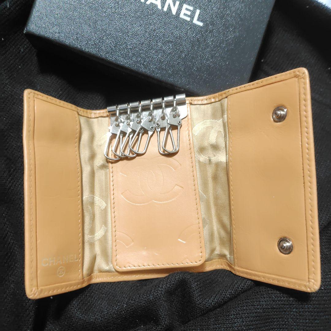 シャネル　カンボンライン　キーケース