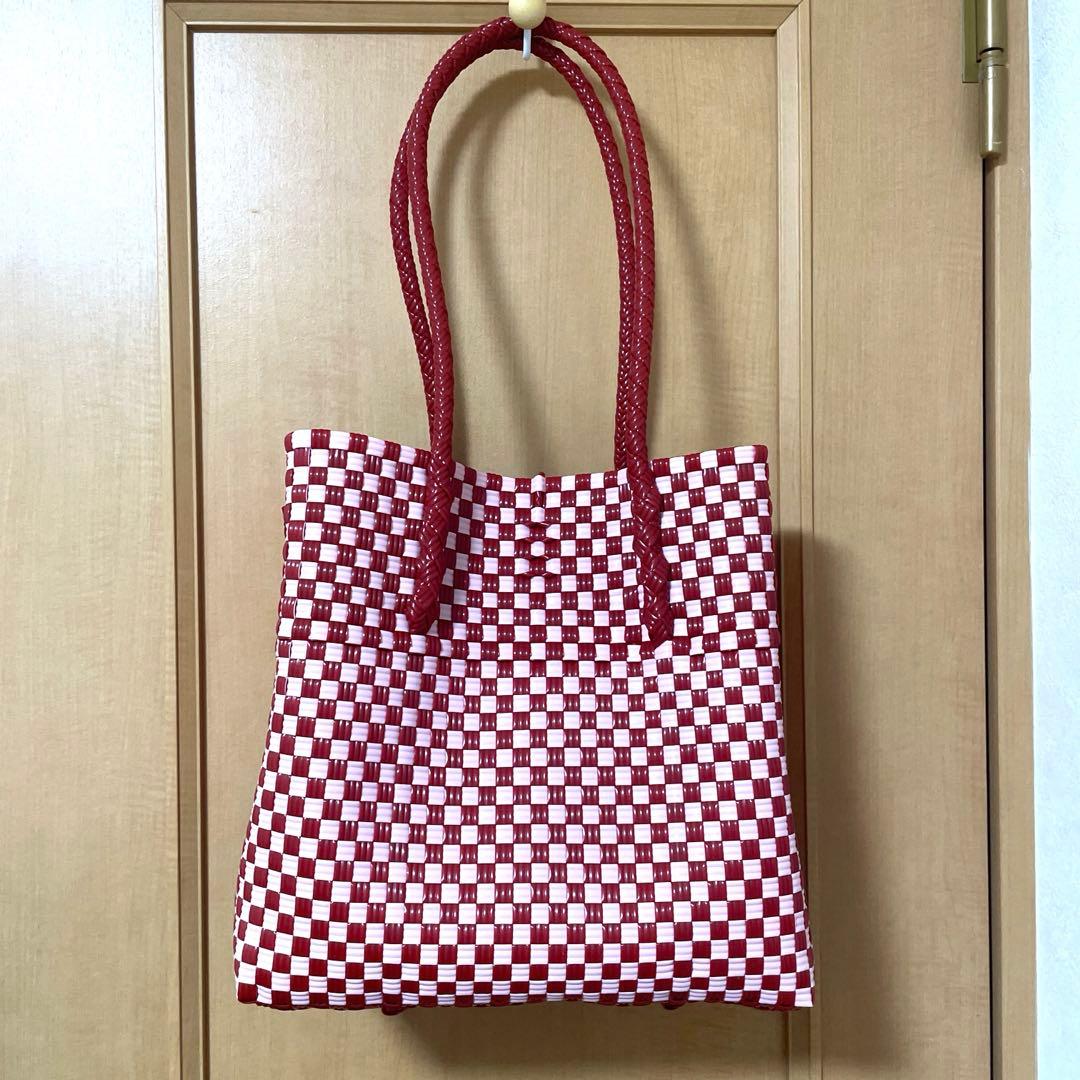 【新品未使用】mekearisa メケアリサ グミバックM ポッピー ギンガム