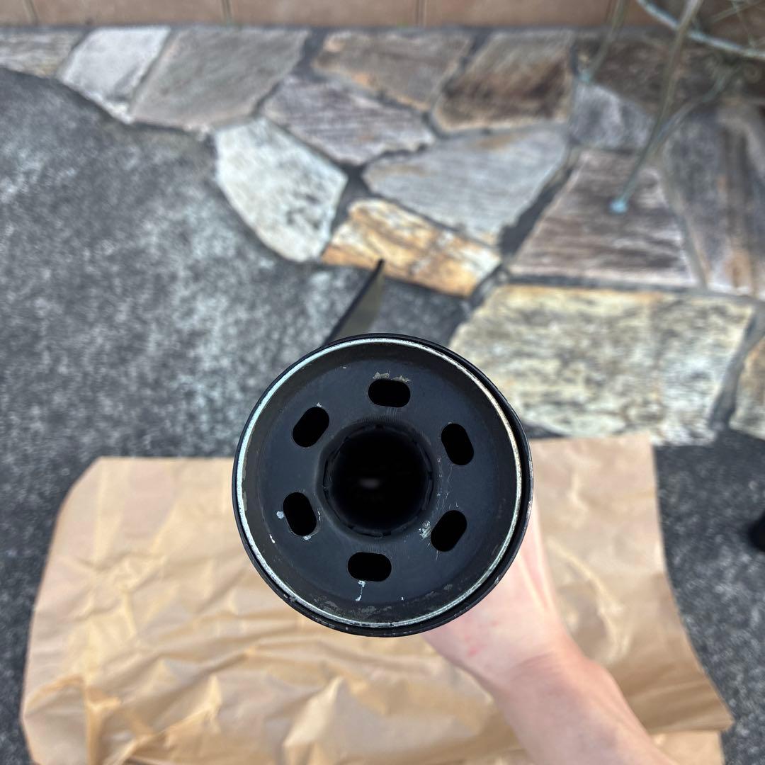 ガレージT＆F アップトランペットマフラー スリップオンタイプ 250TR 黒