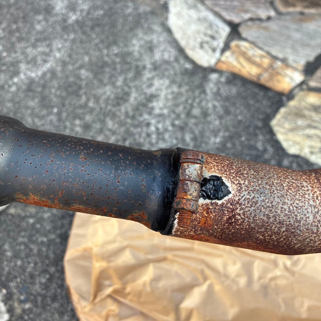 ガレージT＆F アップトランペットマフラー スリップオンタイプ 250TR 黒