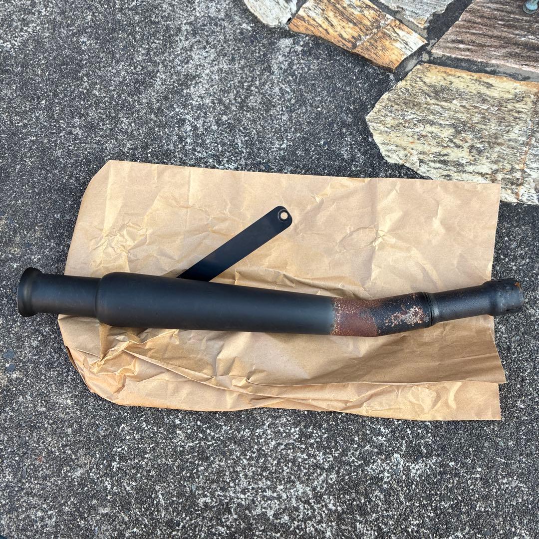 ガレージT＆F アップトランペットマフラー スリップオンタイプ 250TR 黒