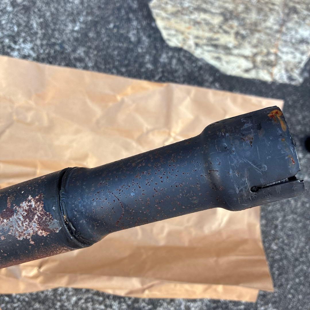 ガレージT＆F アップトランペットマフラー スリップオンタイプ 250TR 黒