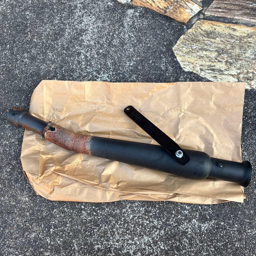 ガレージT＆F アップトランペットマフラー スリップオンタイプ 250TR 黒