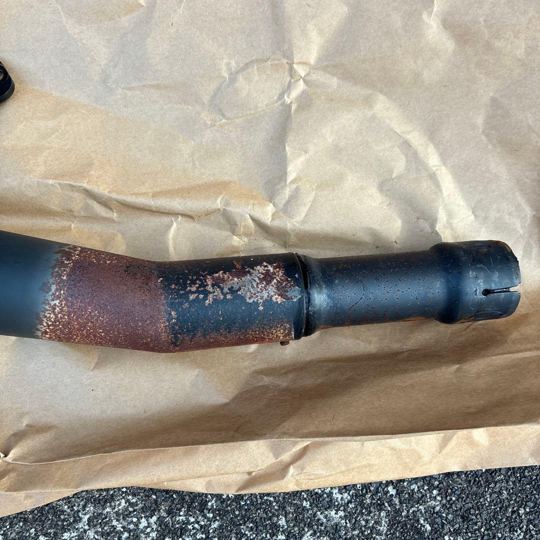 ガレージT＆F アップトランペットマフラー スリップオンタイプ 250TR 黒