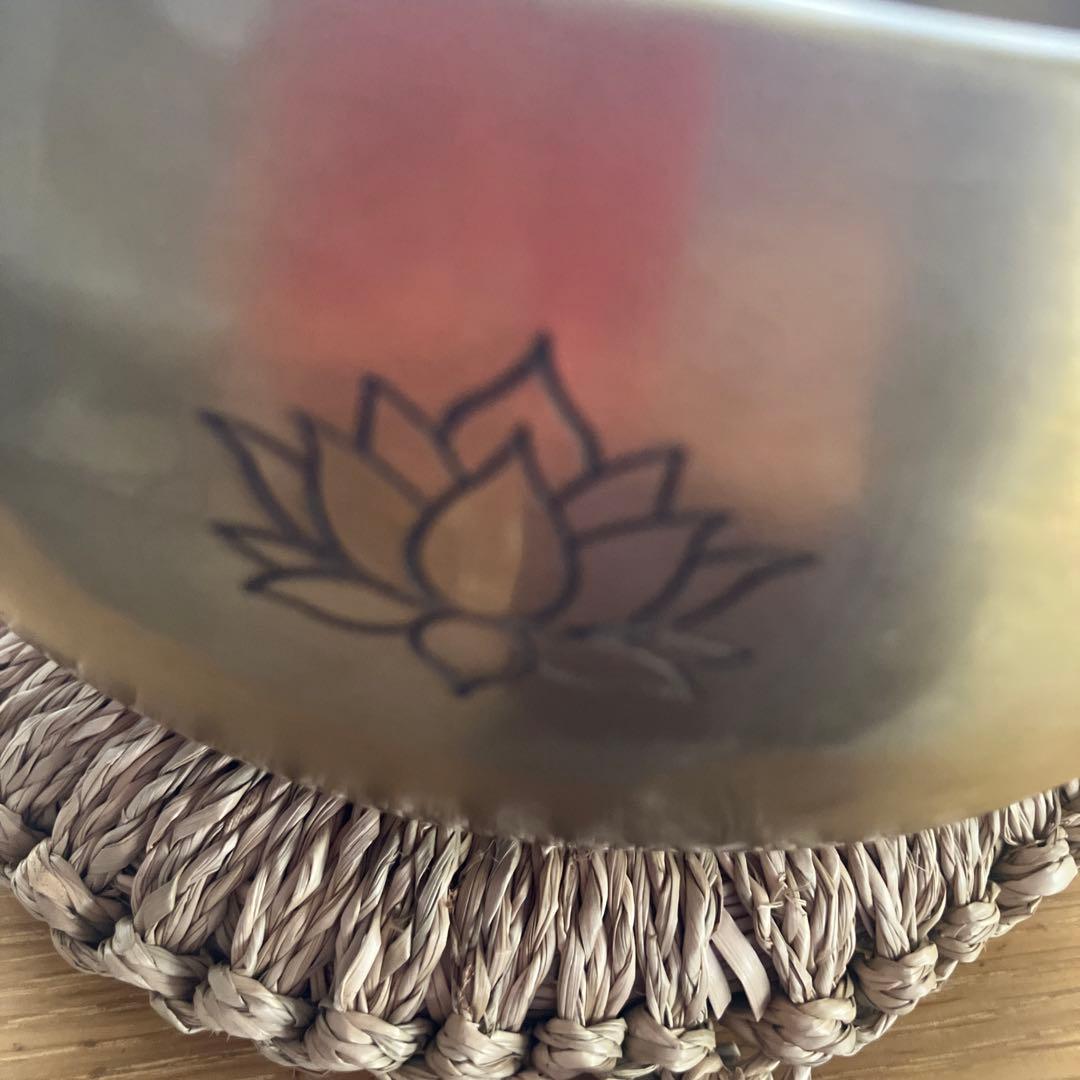ロータス＆フラワーオブライフ　シンギングボウル　シャキア氏工房