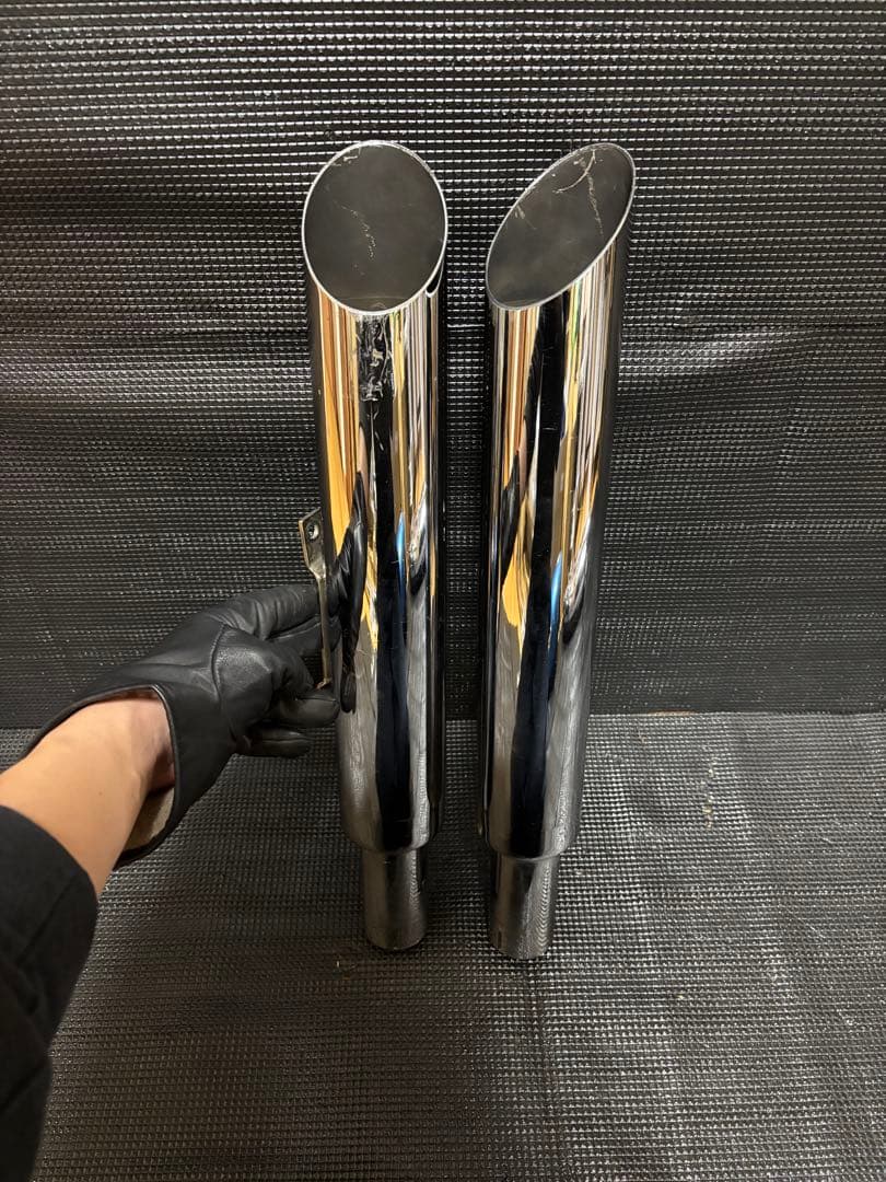 ハーレー スポーツスター モーターステージ76 スラッシュ マフラー