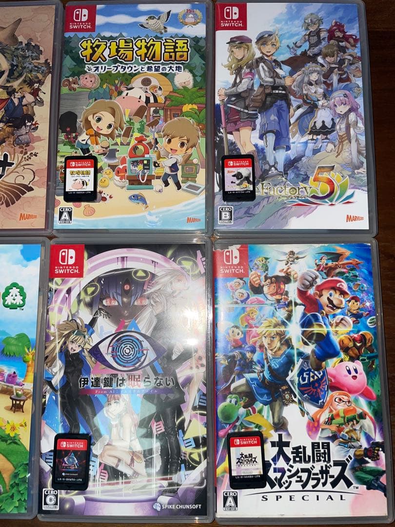 Nintendo Switch ソフト 6本セット あつまれどうぶつの森 ほか