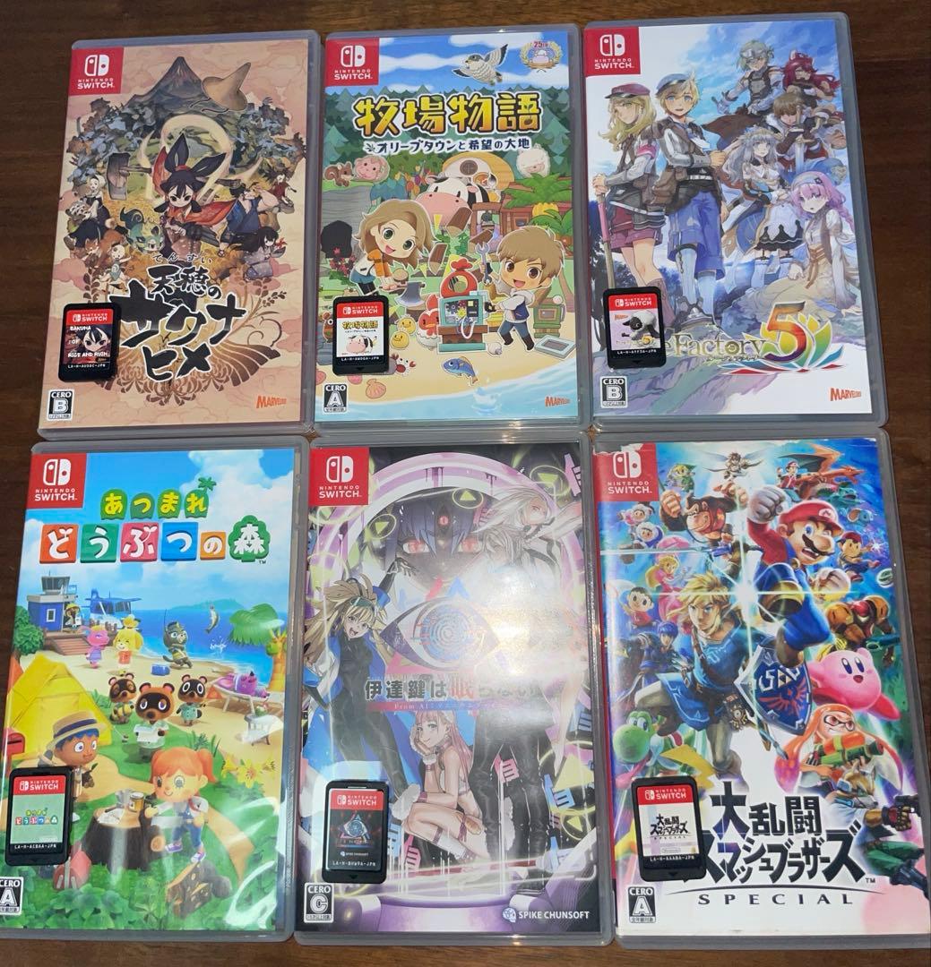 Nintendo Switch ソフト 6本セット あつまれどうぶつの森 ほか