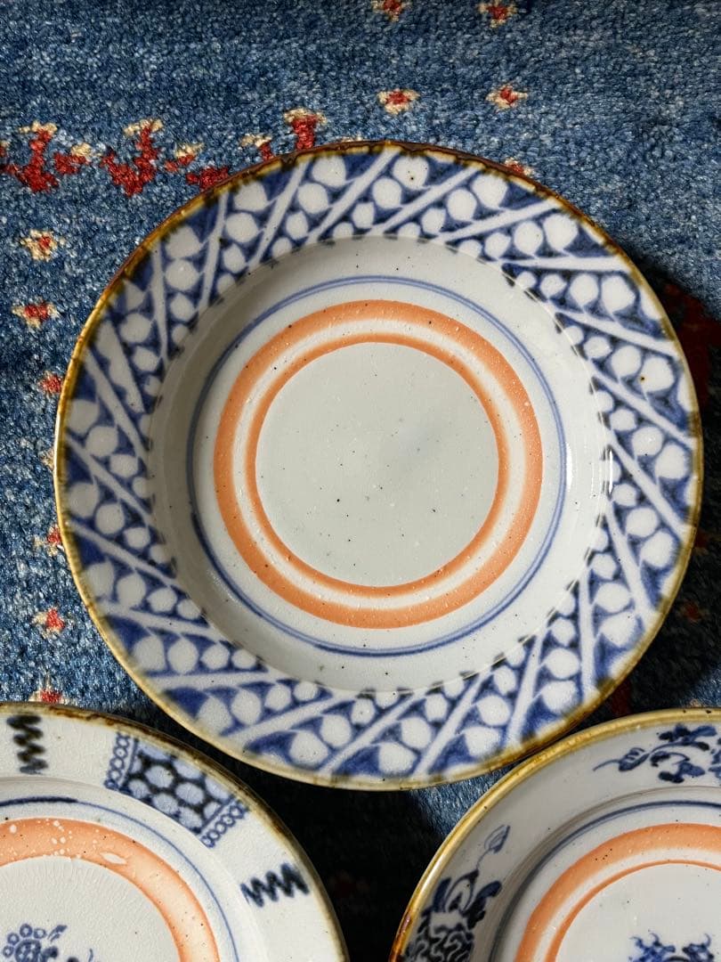 砥部焼中田窯（6寸皿3枚）