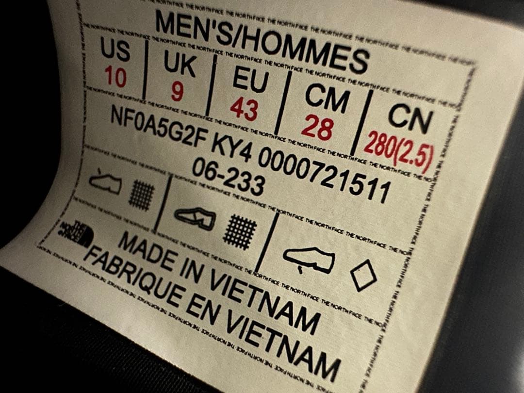 美品　THE NORTH FACE ザノースフェイス ヌプシ　ダウン　スリッパ