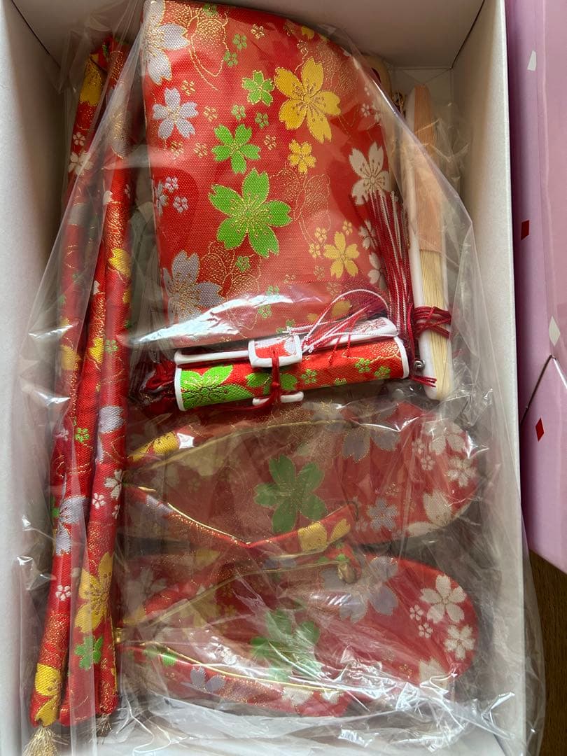 四つ身着物15点セット 七五三 着物 7歳 豪華15点フルセット