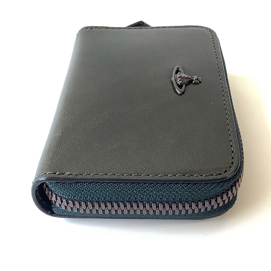新品★ヴィヴィアンウエストウッド★コッパーケースマルチミニ財布★グリーン緑