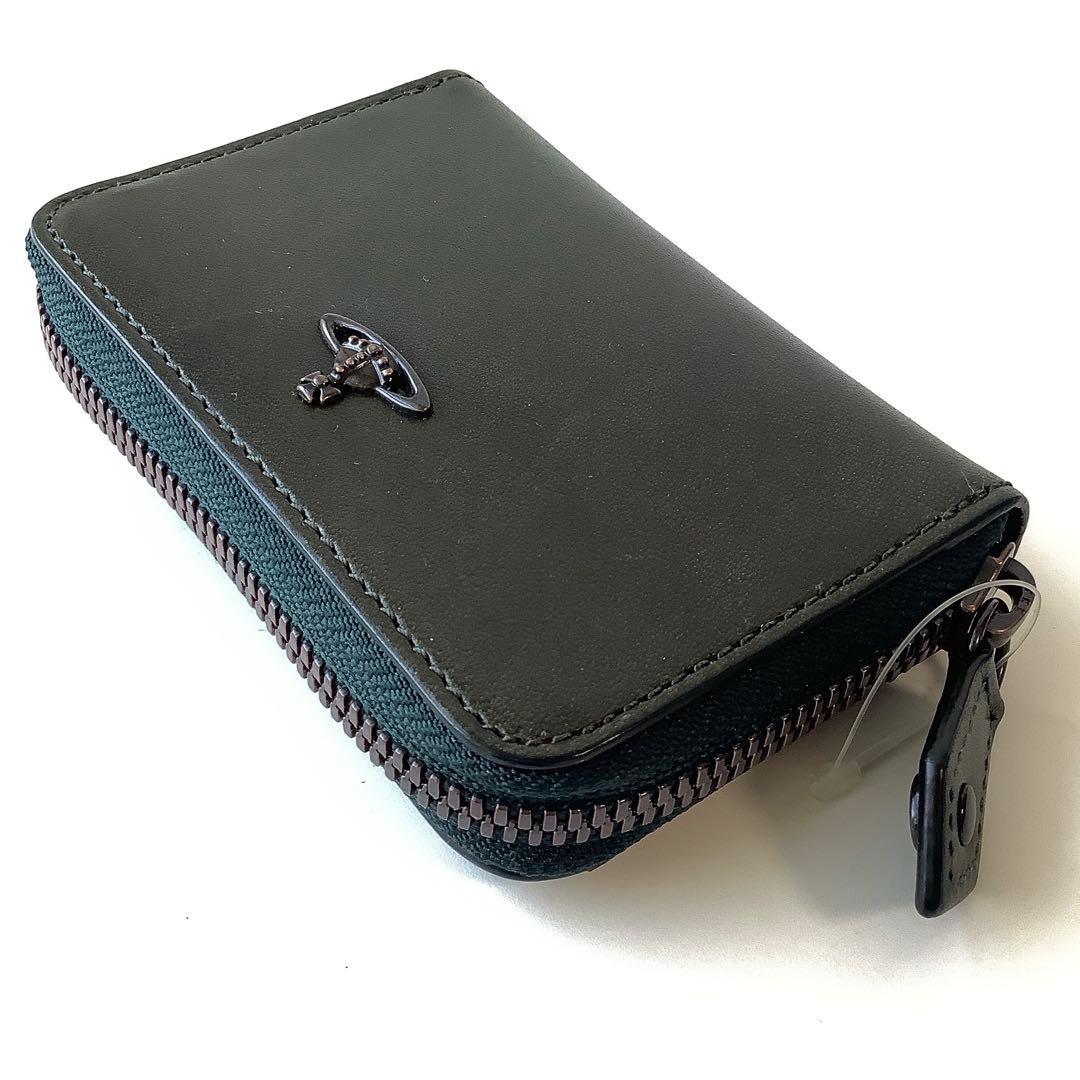 新品★ヴィヴィアンウエストウッド★コッパーケースマルチミニ財布★グリーン緑