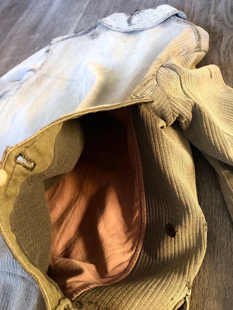 French vintage 30s 40sヴィンテージ ハンティングジャケット