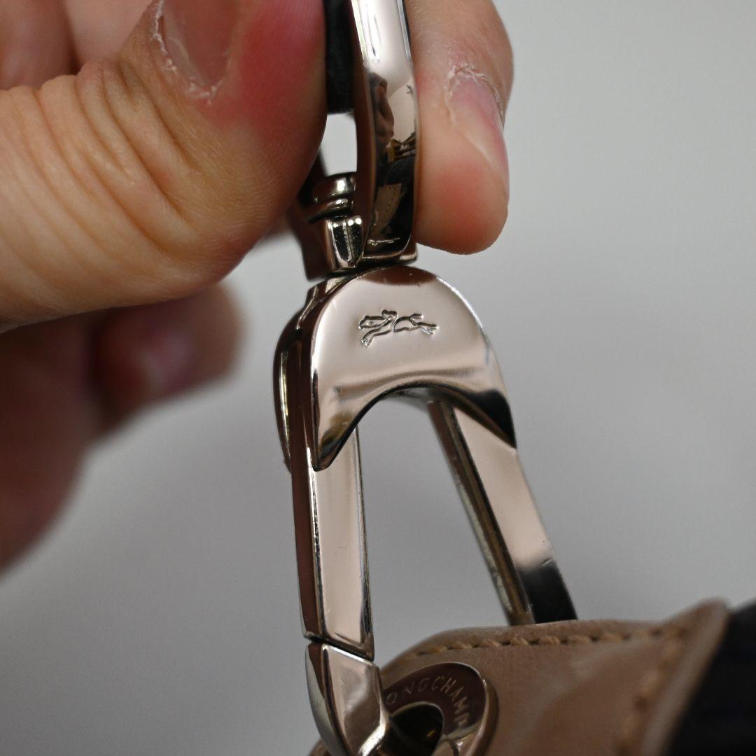 589★ LONGCHAMP 2way バッグ ルプリアージュ キュイール