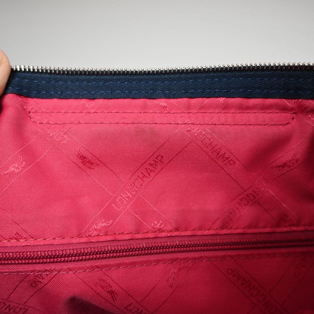 589★ LONGCHAMP 2way バッグ ルプリアージュ キュイール