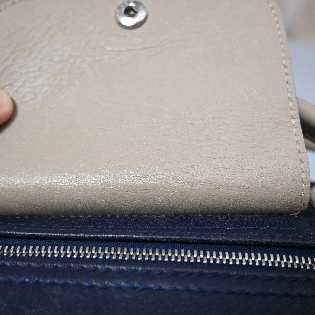 589★ LONGCHAMP 2way バッグ ルプリアージュ キュイール