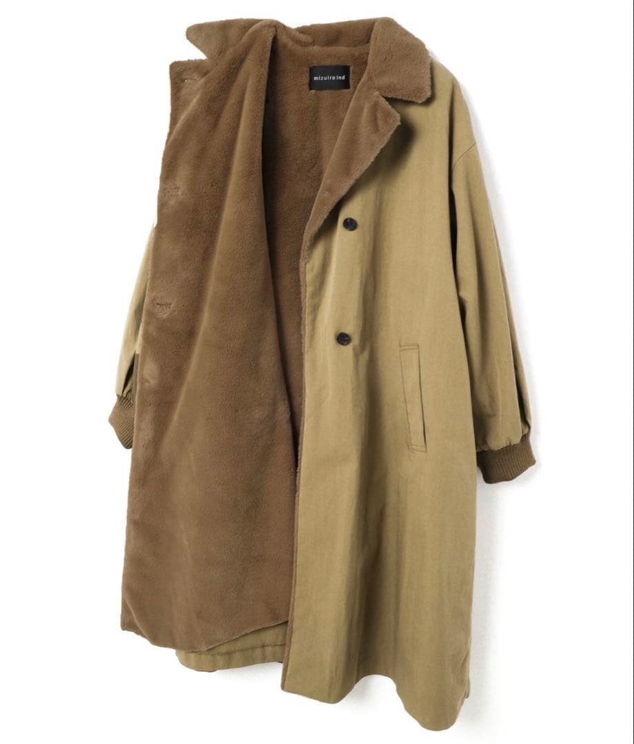 Mizuiroind バックボアコート