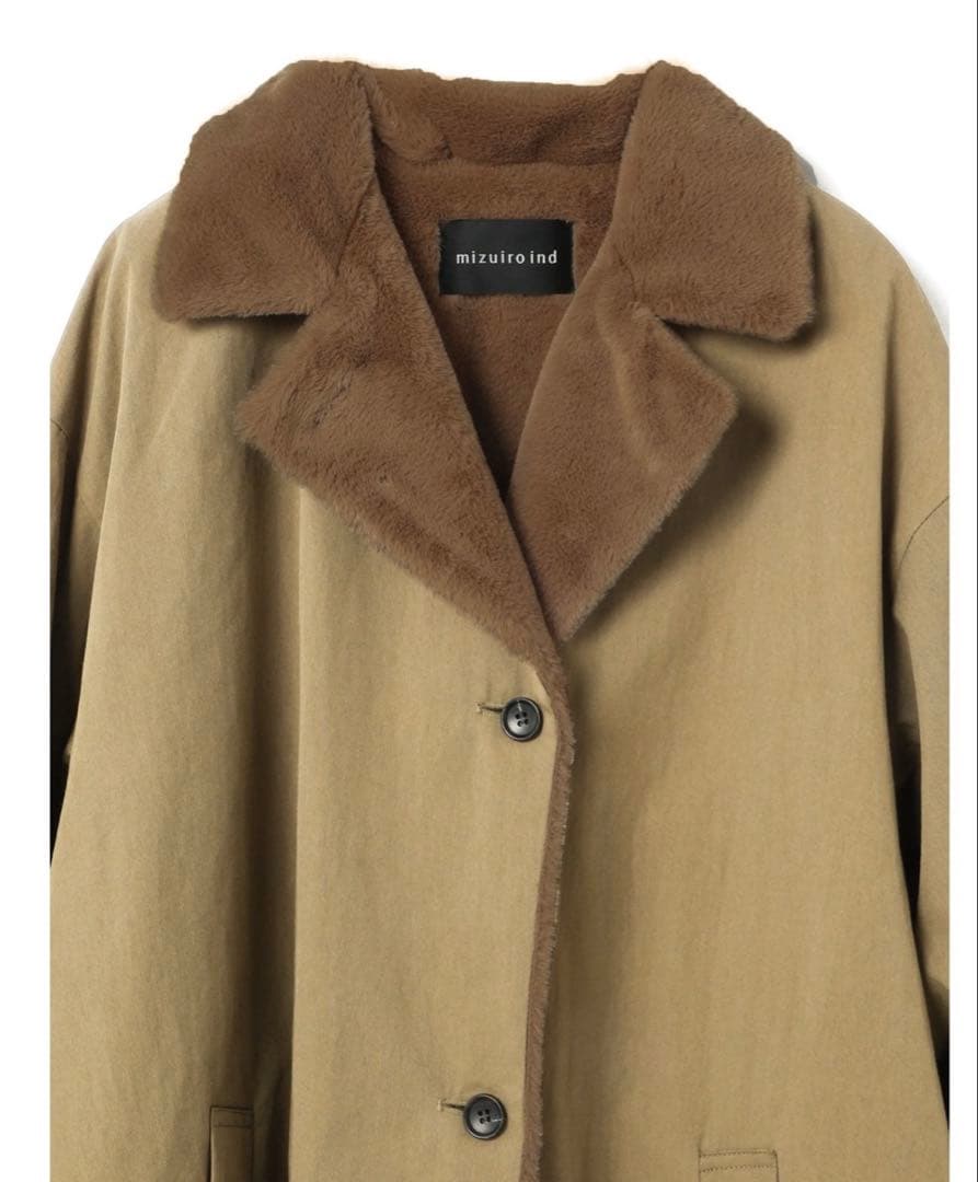 Mizuiroind バックボアコート