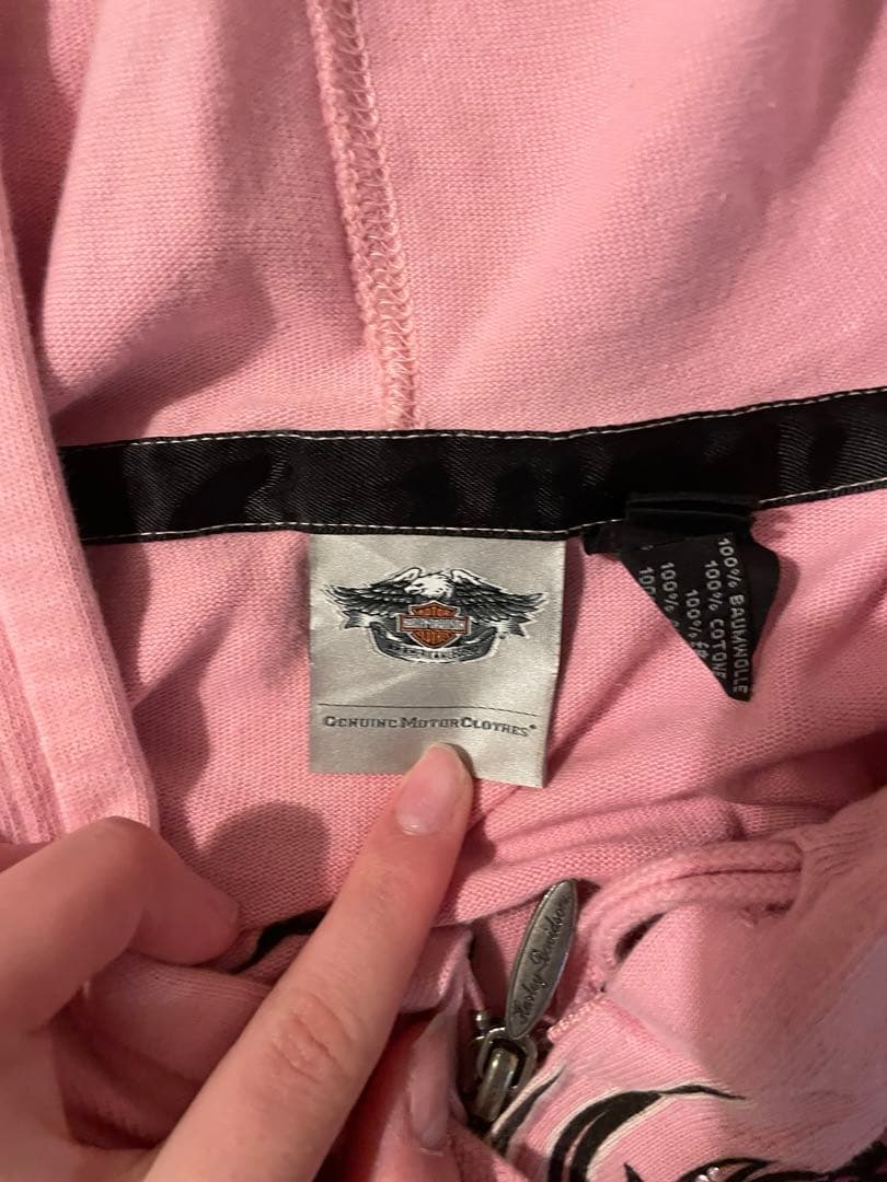 y2k 平成ギャル　パンク　ハーレー　ジップパーカー　archive