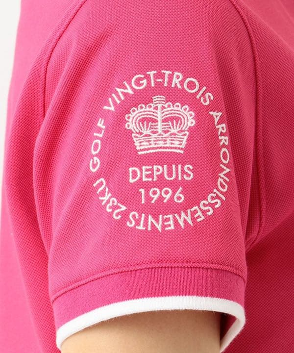 超入手困難 プロ仕様スポンサー契約モデル 新品 23区GOLF ポロシャツ