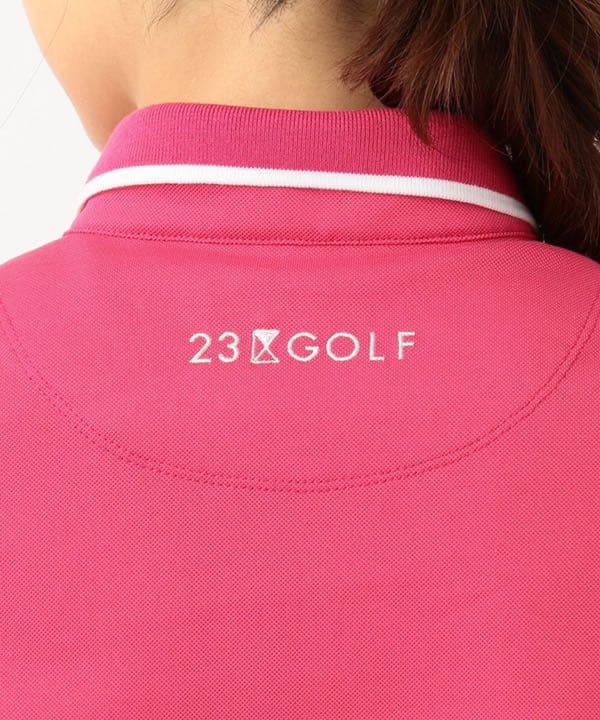 超入手困難 プロ仕様スポンサー契約モデル 新品 23区GOLF ポロシャツ