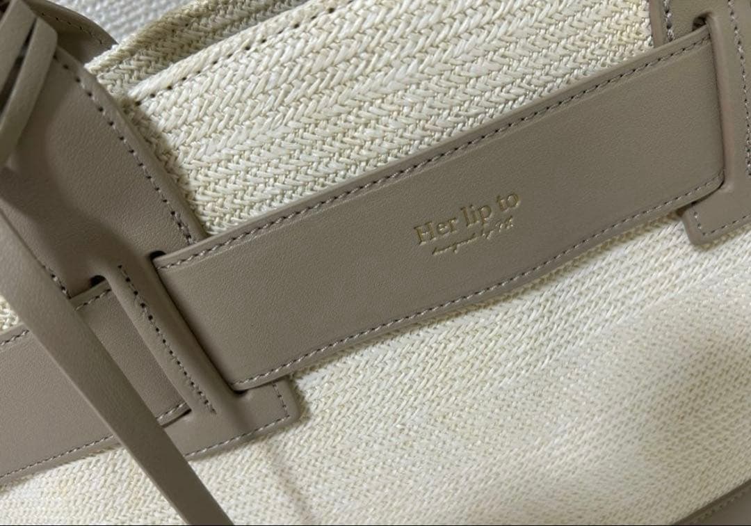 バッグ Her lip to Palma Tote Bag TAUPE
