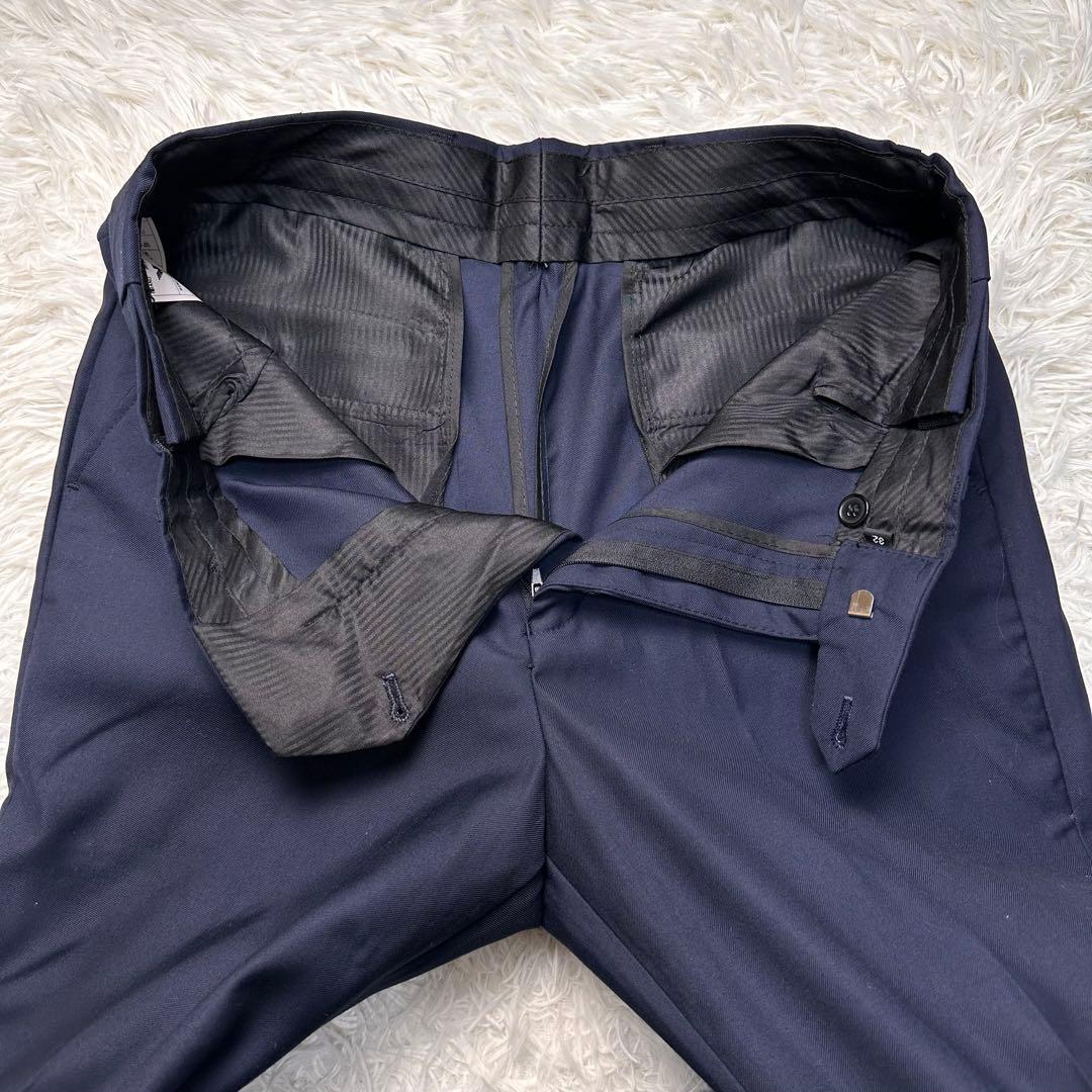 新品タグ付 GIORGIO ARMANI カシミヤ混 セットアップ 光沢 総裏