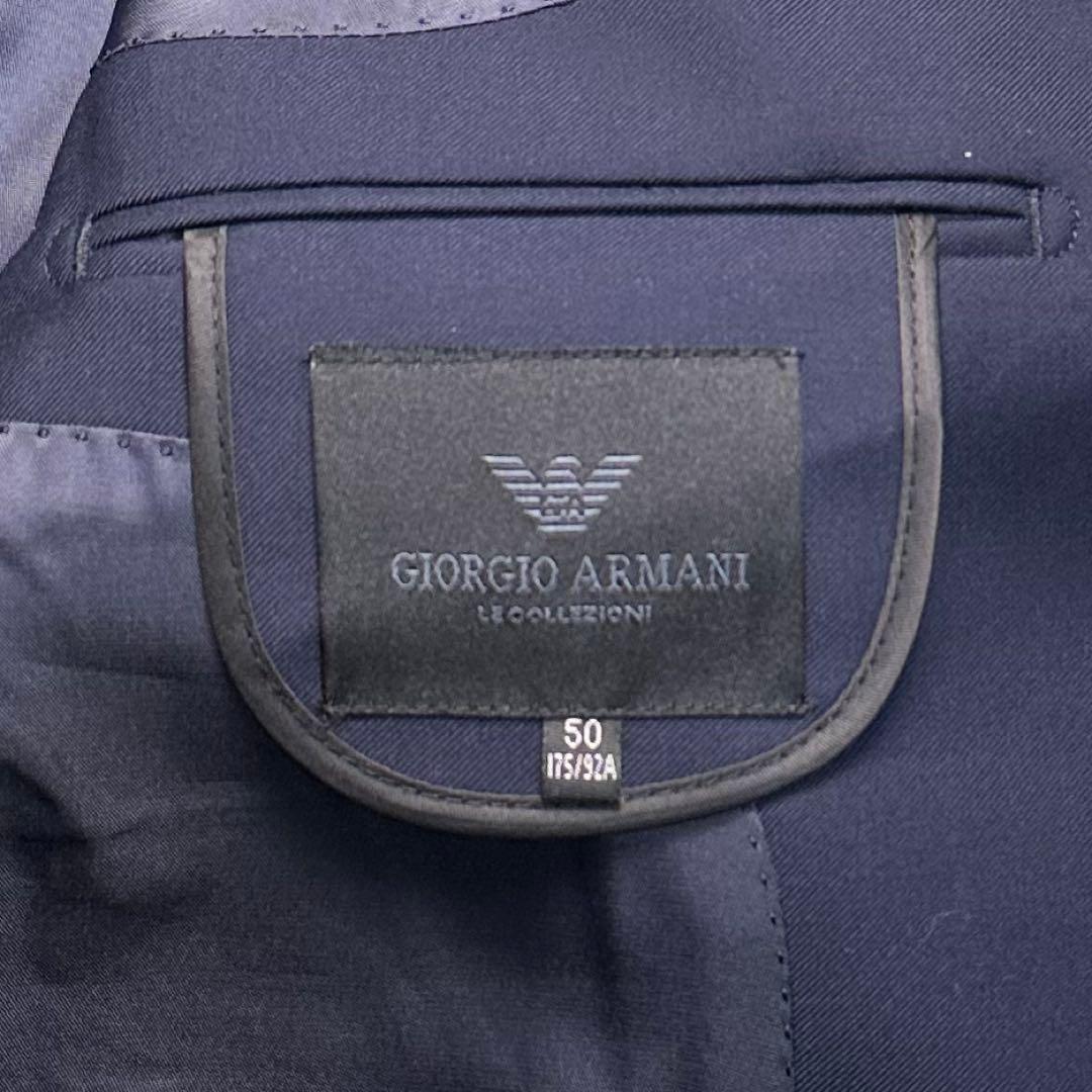 新品タグ付 GIORGIO ARMANI カシミヤ混 セットアップ 光沢 総裏