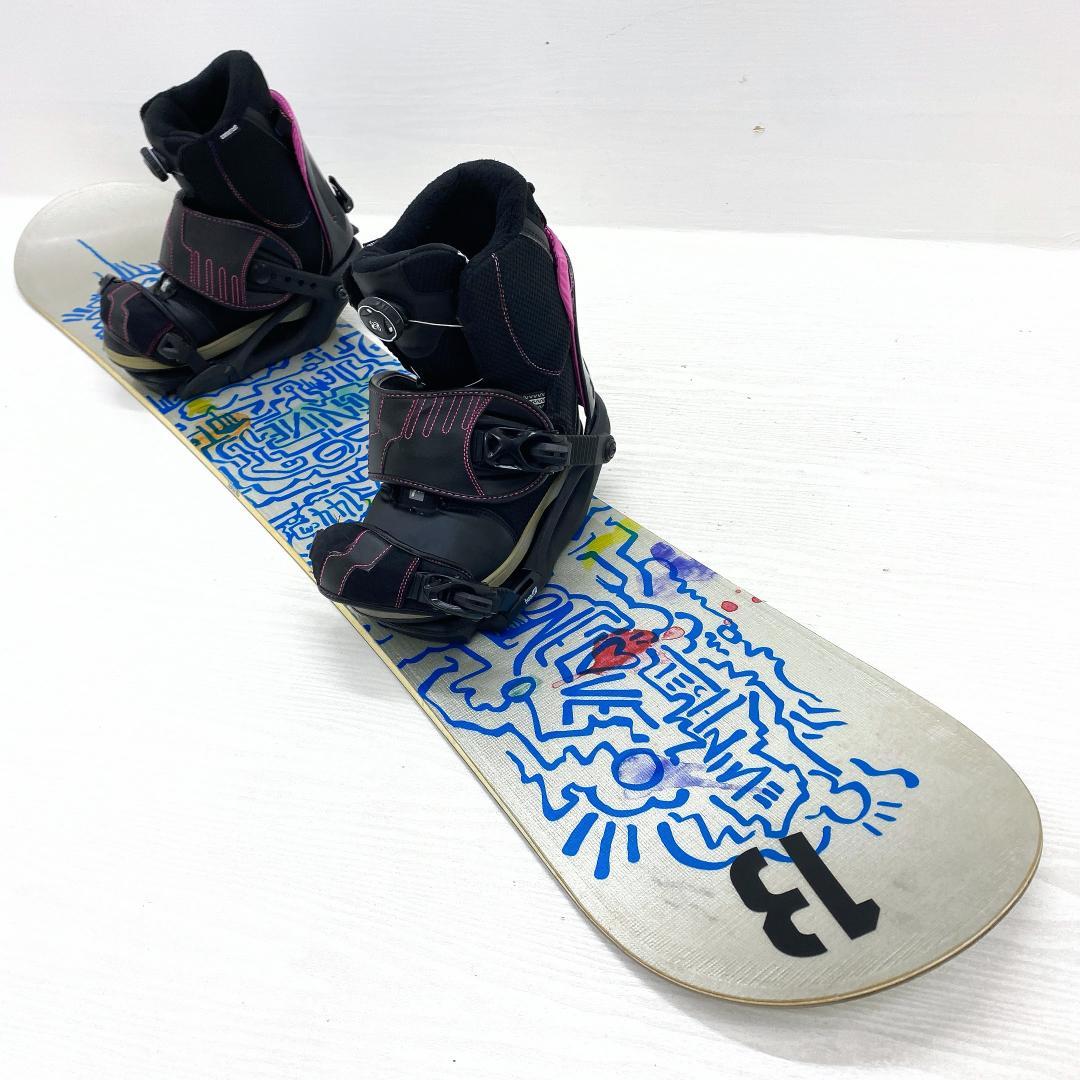 TECHNINE レディース スノーボード スノボー 144cm 25.5cm