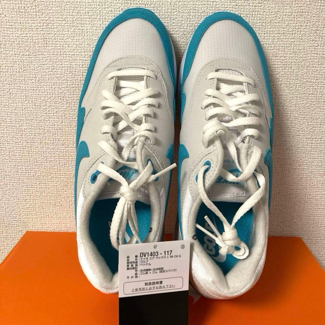 訳あり ナイキ エアマックス 1 '86 OG ゴルフ 27cm ゴルフシューズ