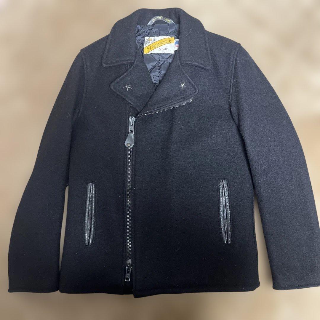 SCHOTT ピーコート　サイズL ショット