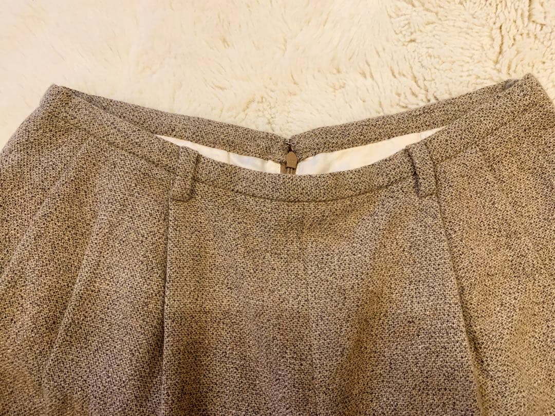 ETRE TOKYO ツイードショートパンツ M ベージュ