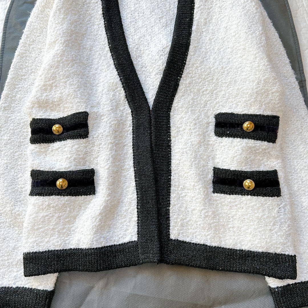 23AW✨ VERMEIL par iena ツイード ニット ジャケット