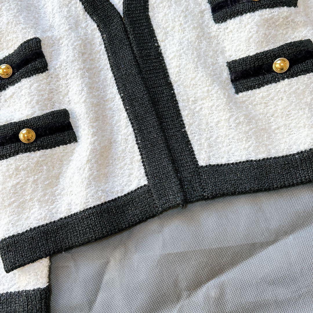 23AW✨ VERMEIL par iena ツイード ニット ジャケット