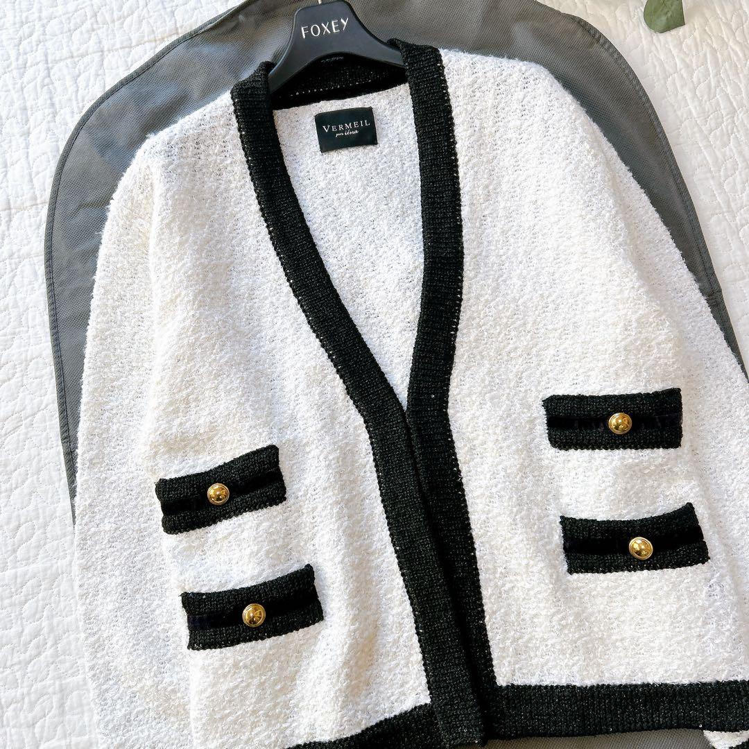 23AW✨ VERMEIL par iena ツイード ニット ジャケット