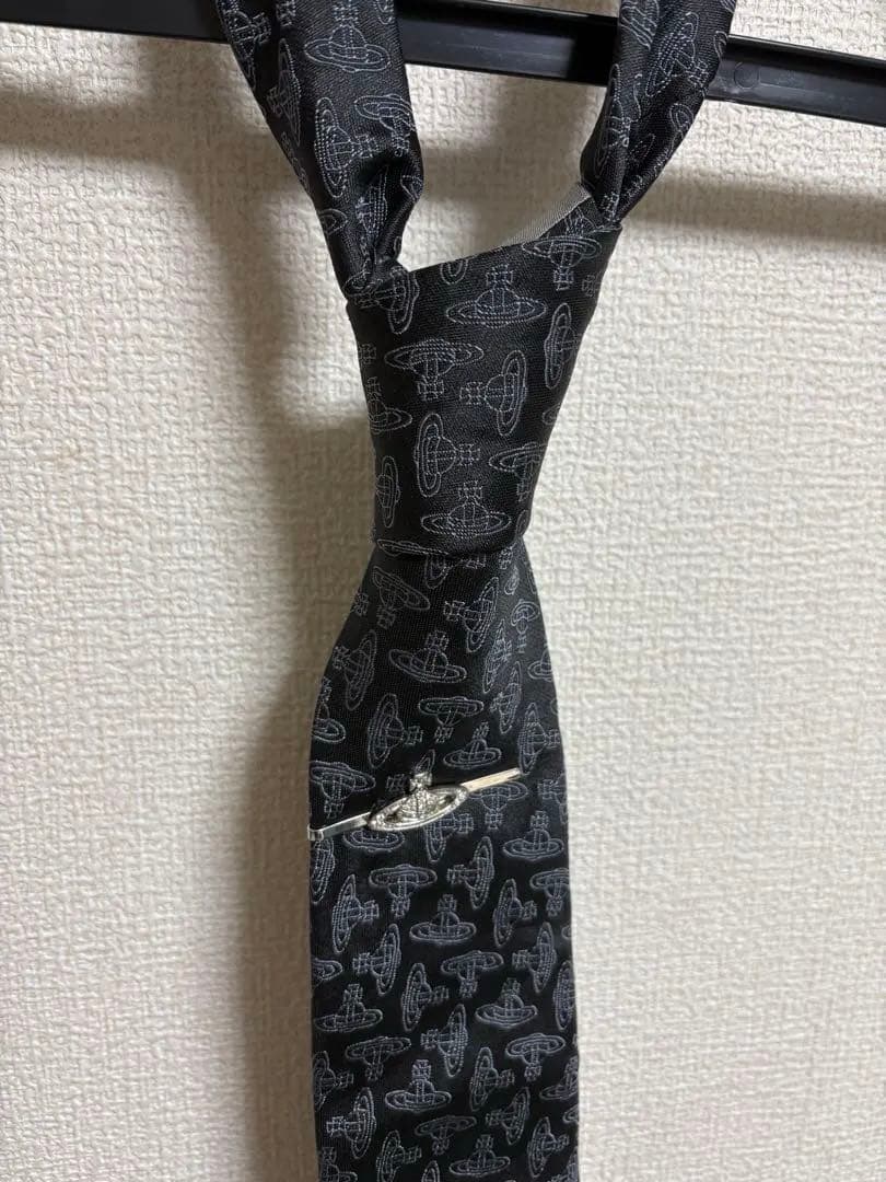 ビビアンネクタイ&タイピン セット（安心鑑定付き/正規品）