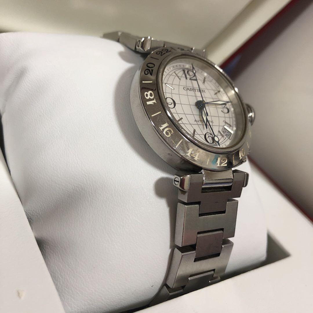 カルティエ パシャCメリディアン白