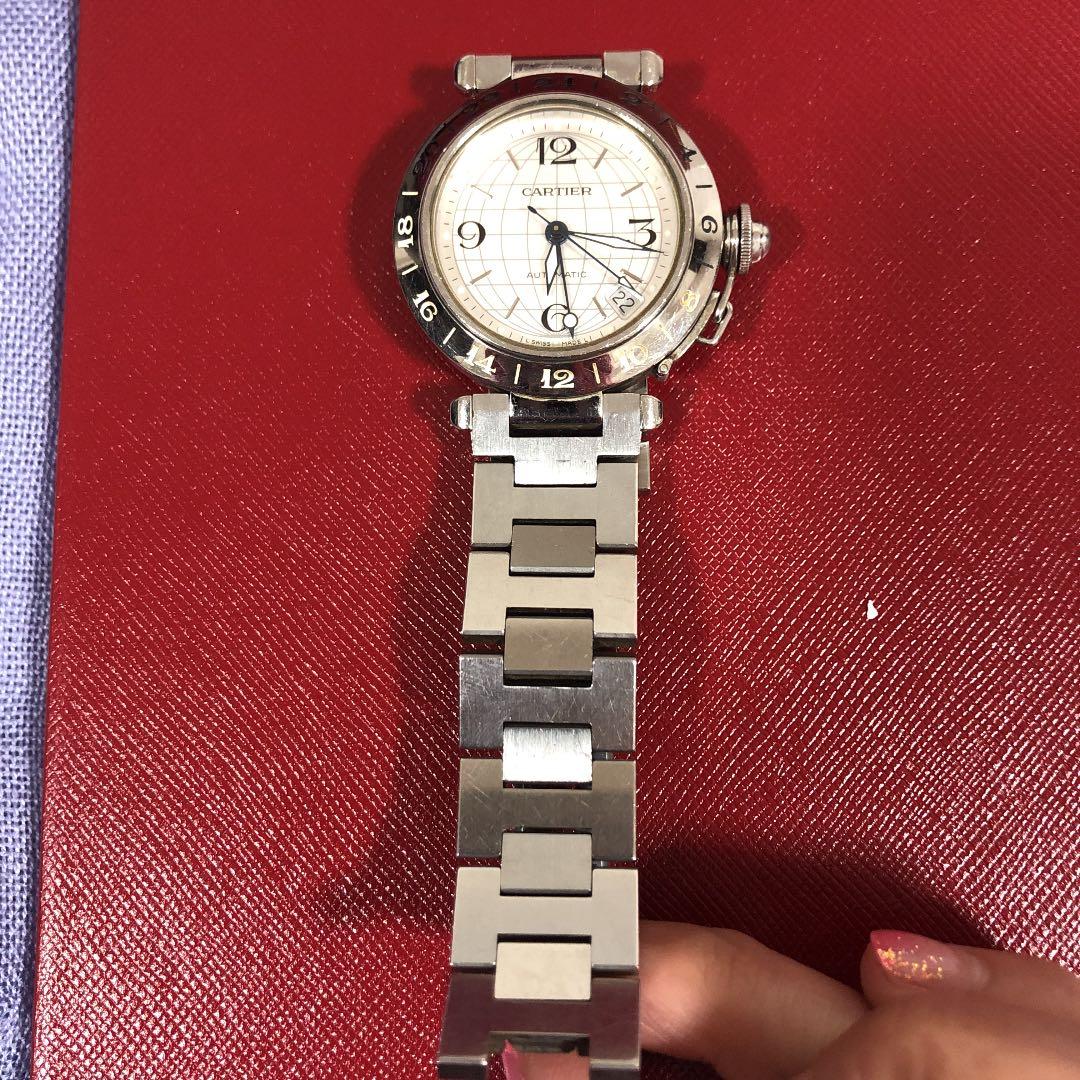 カルティエ パシャCメリディアン白