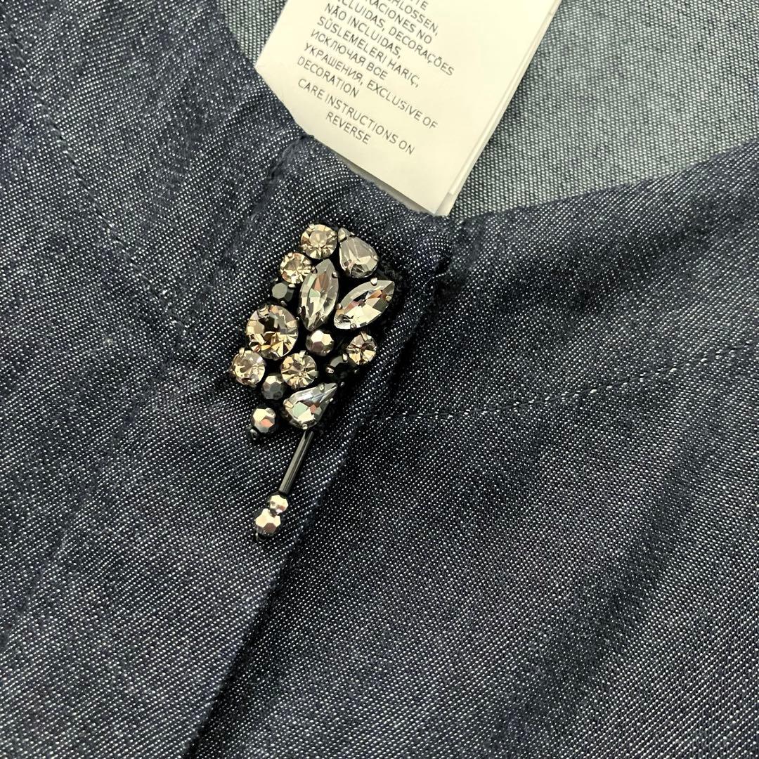 ’S MaxMara アイコンビジュー デニムワンピース インディゴ 42