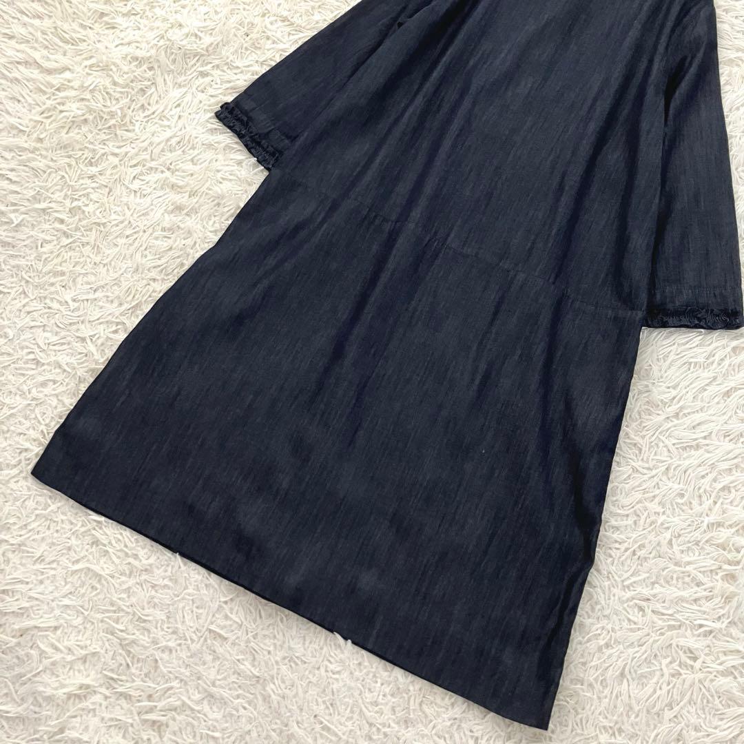 ’S MaxMara アイコンビジュー デニムワンピース インディゴ 42