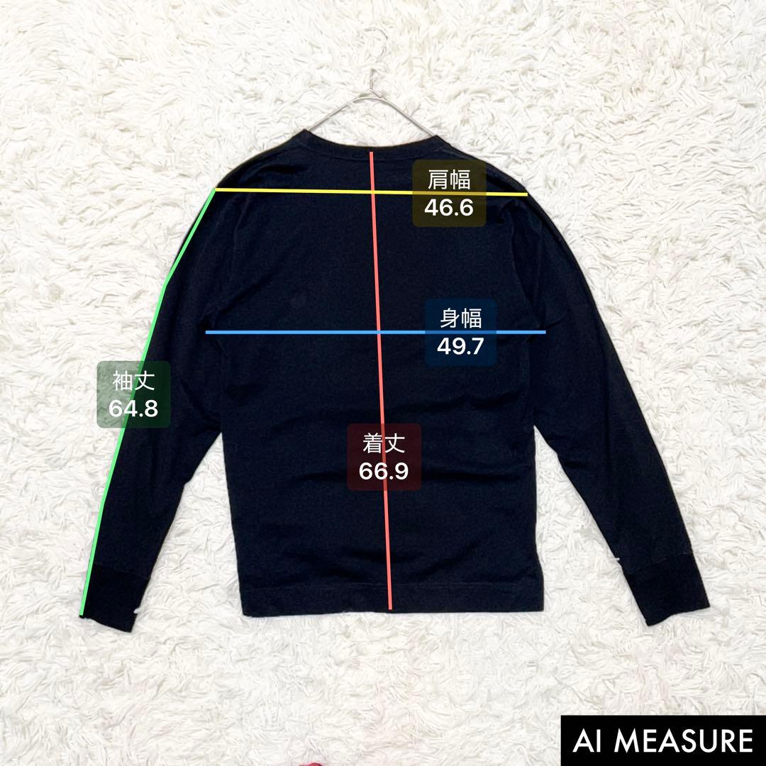 美品✨Vivienne Westwood ロゴ刺繍 長袖Tシャツ 黒 02