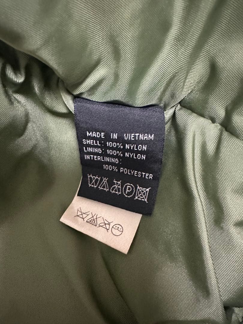 ALPHA N-2B フライトジャケット XL カーキ ミリタリー 大きめ 短丈