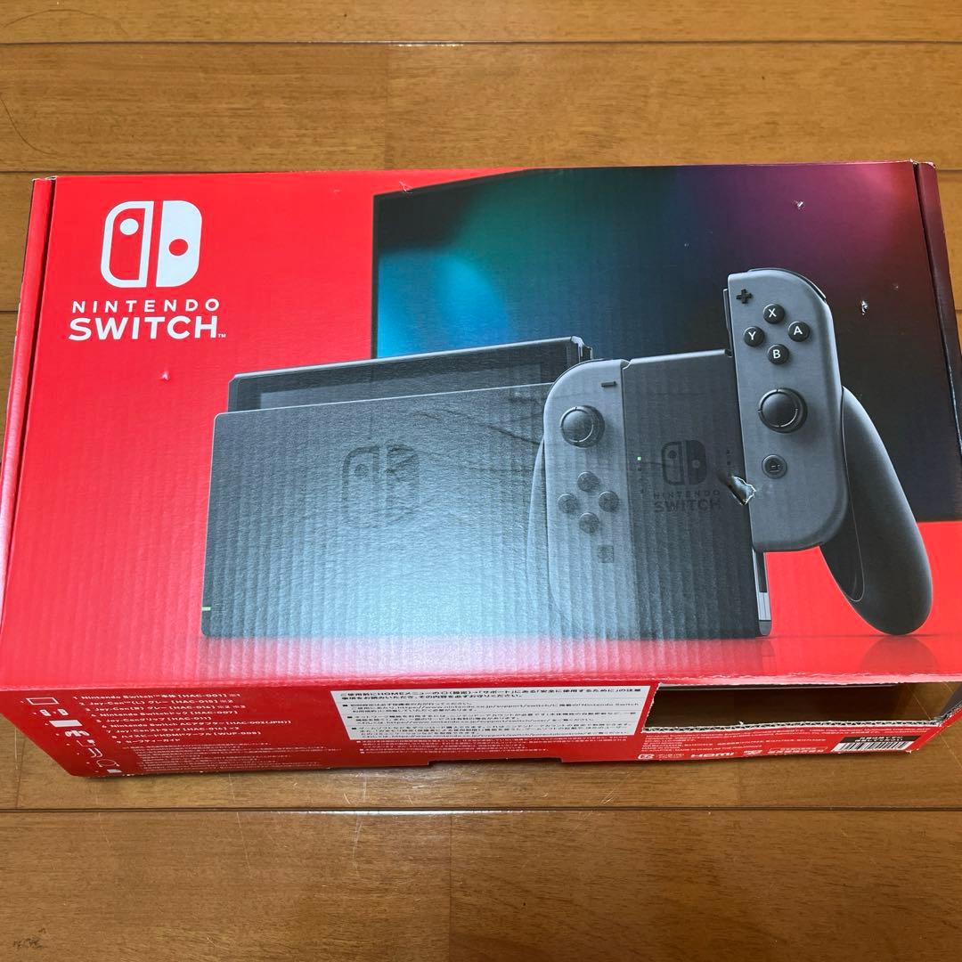 Nintendo Switch本体グレー　純正ソフトケース付