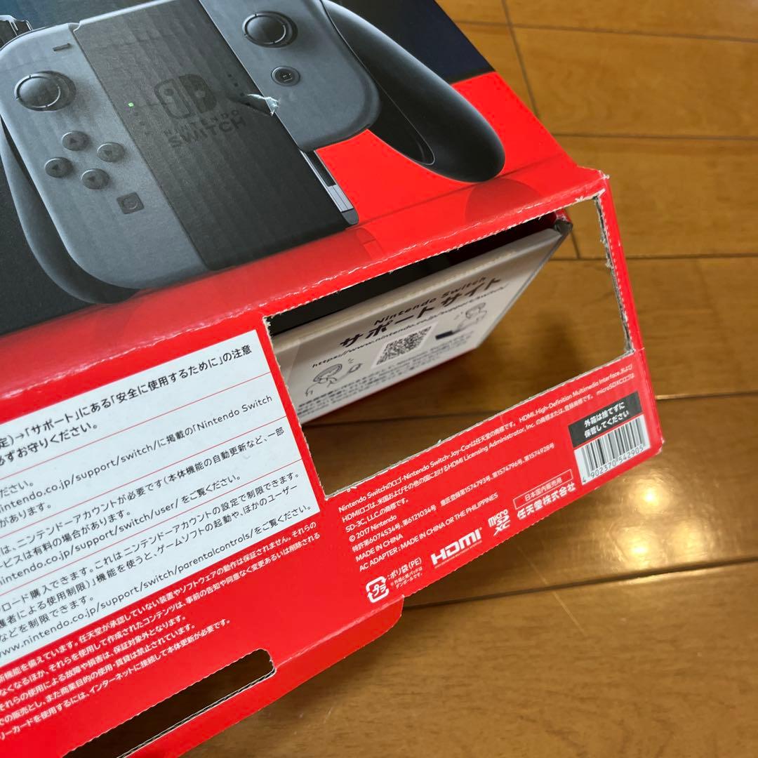 Nintendo Switch本体グレー　純正ソフトケース付