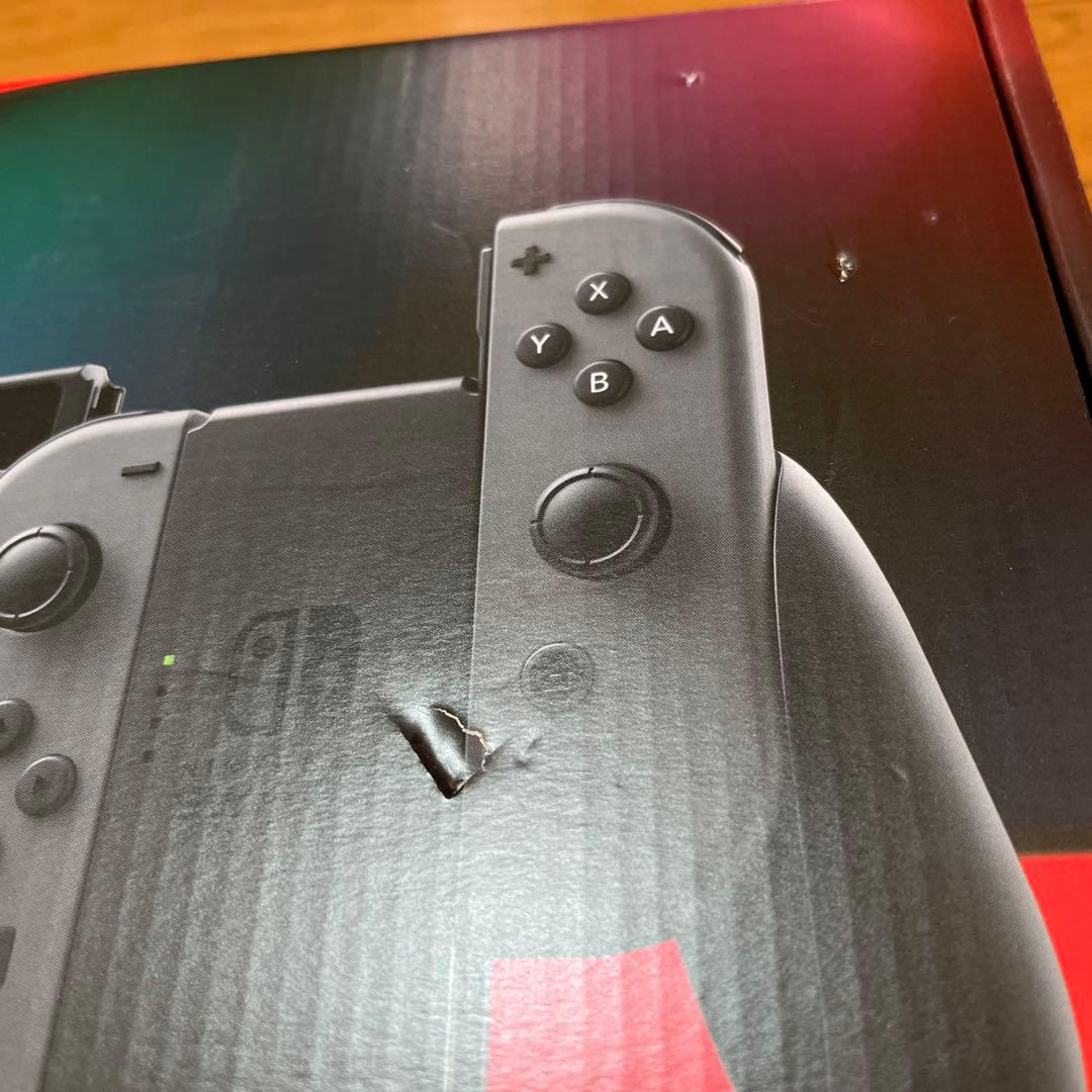 Nintendo Switch本体グレー　純正ソフトケース付